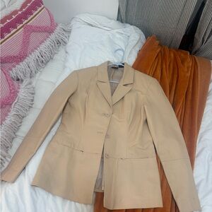 Shape FX Tan Leather Jacket